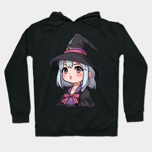 Anime girl witch halloween Hoodie